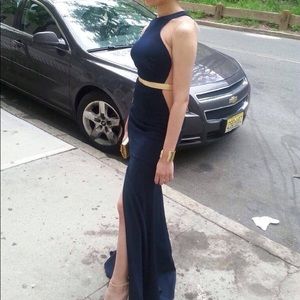 Prom dress or Gala dress in deep blue